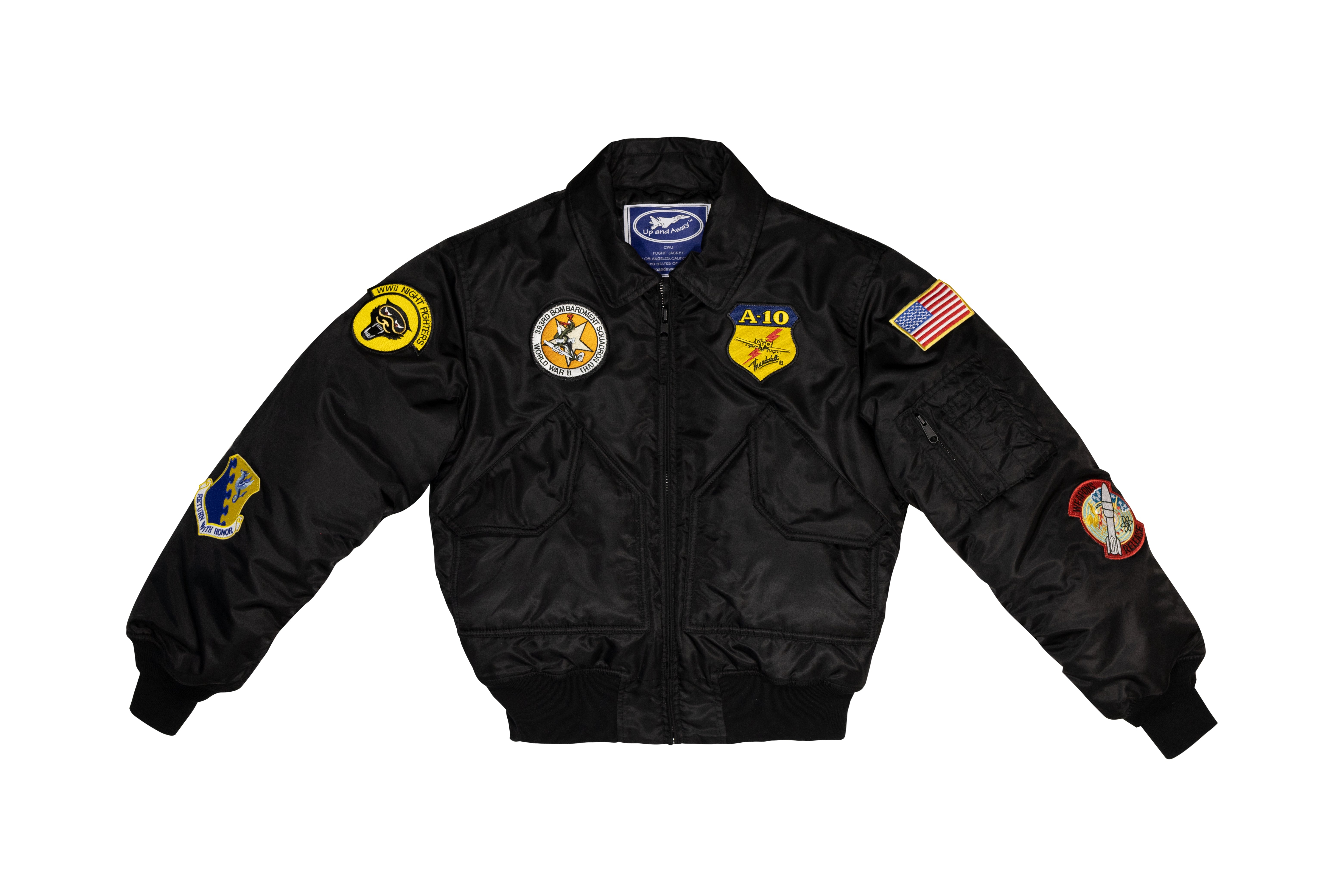 Adult CWU Squadron Bomber Flight Jacket – Up and Away Adult CWU Squadron Bomber Flight Jacket – Up and Away