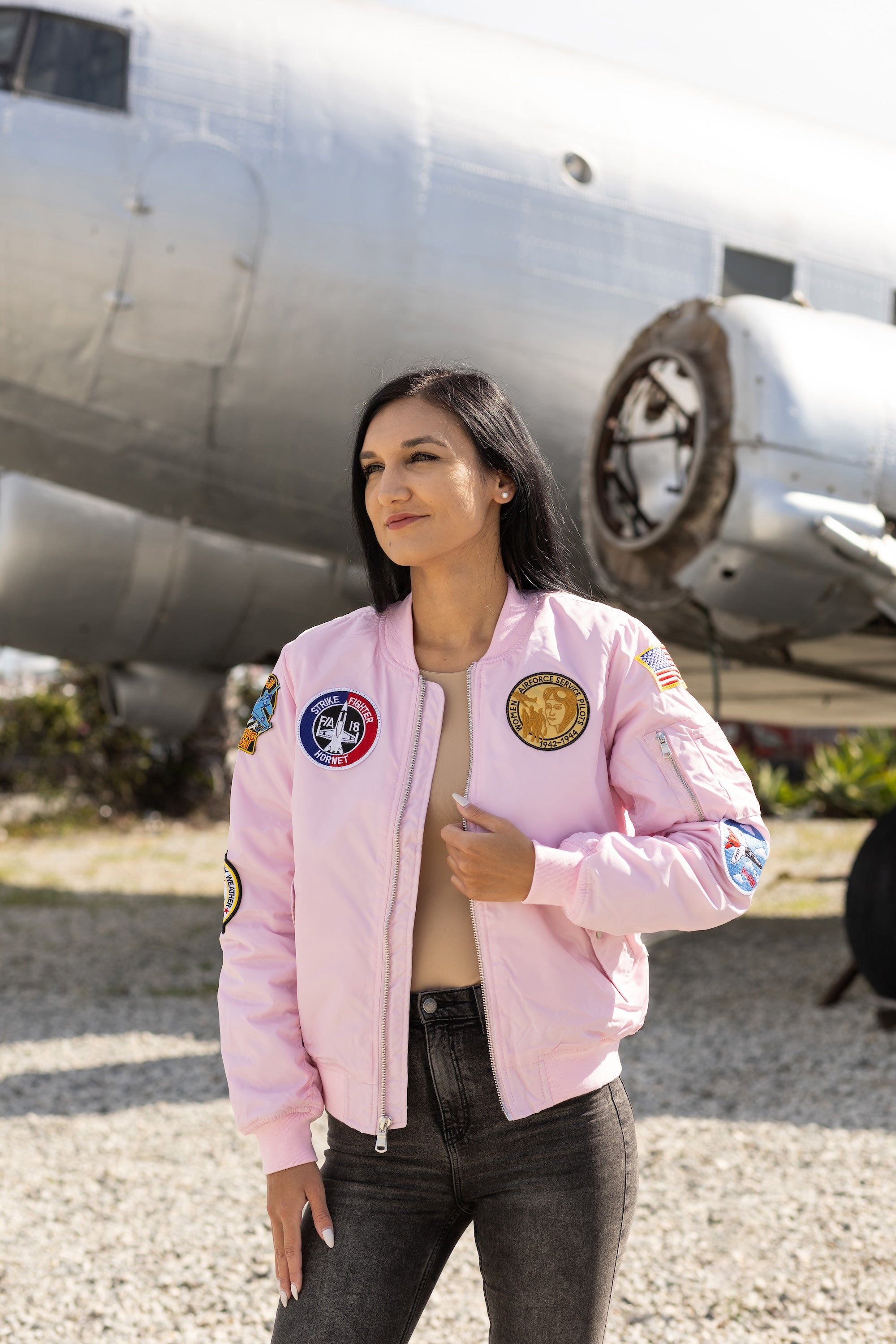 MA-1 Flight Jacket – Pink