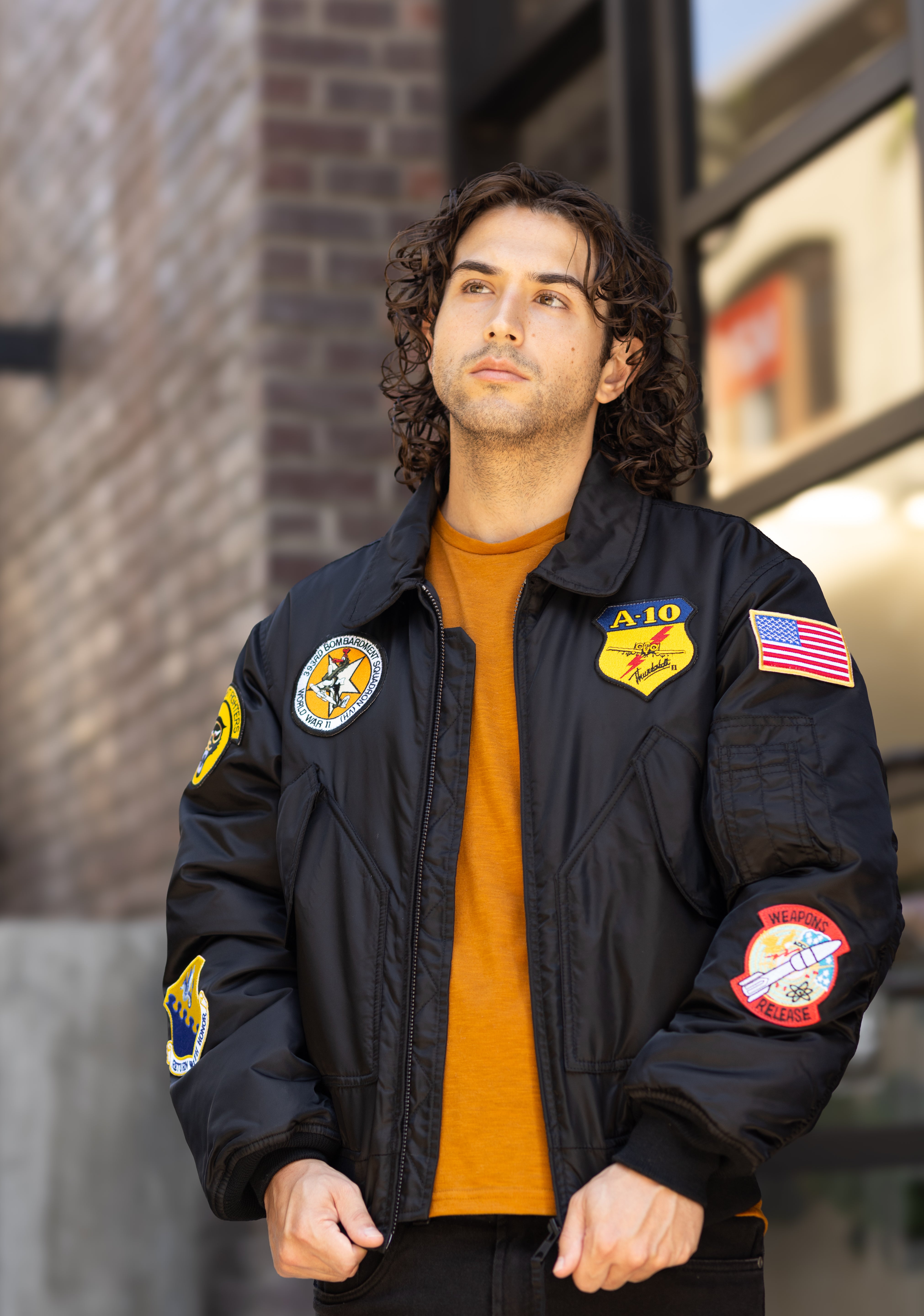 Adult CWU Squadron Bomber Flight Jacket