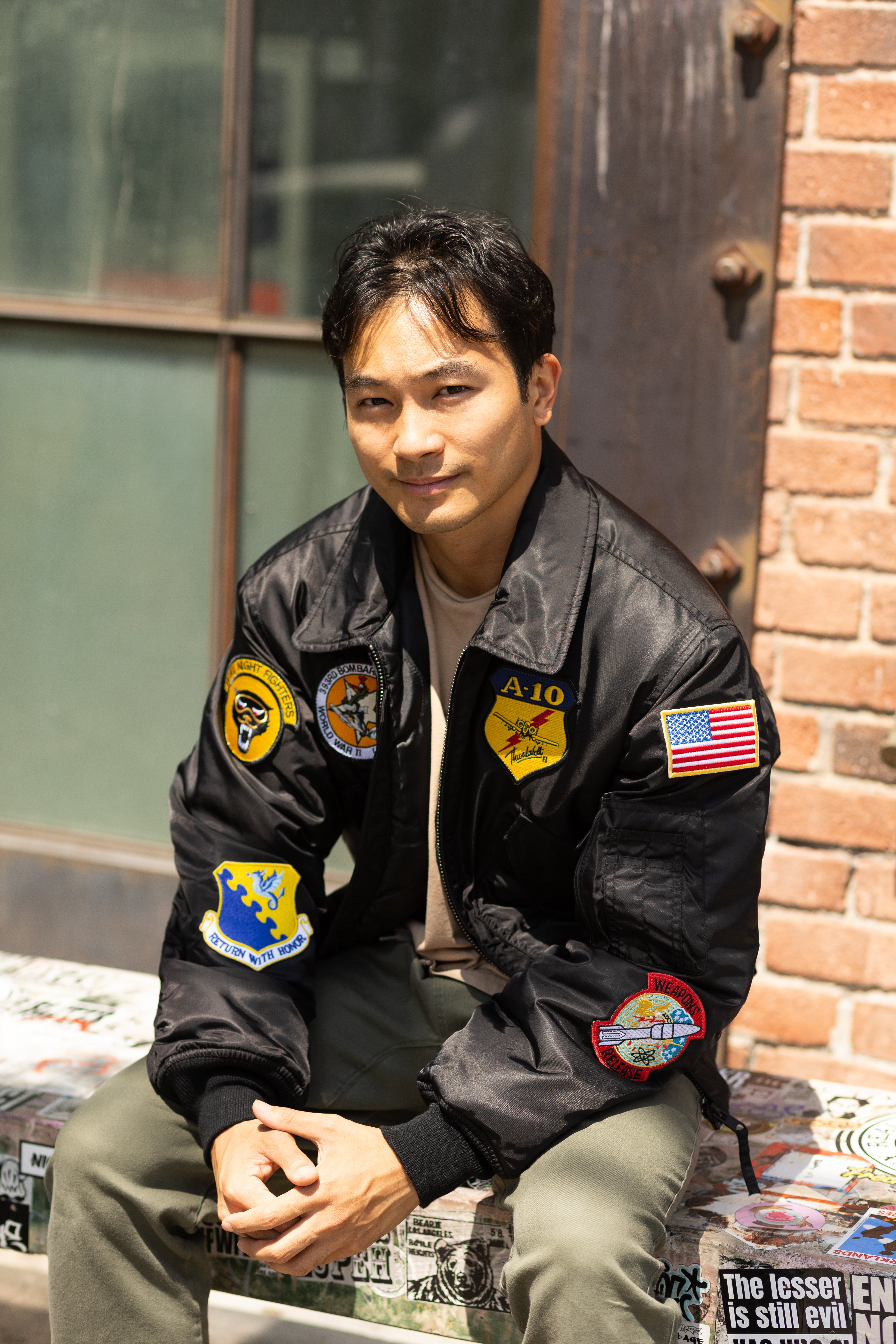 Adult CWU Squadron Bomber Flight Jacket – Up and Away