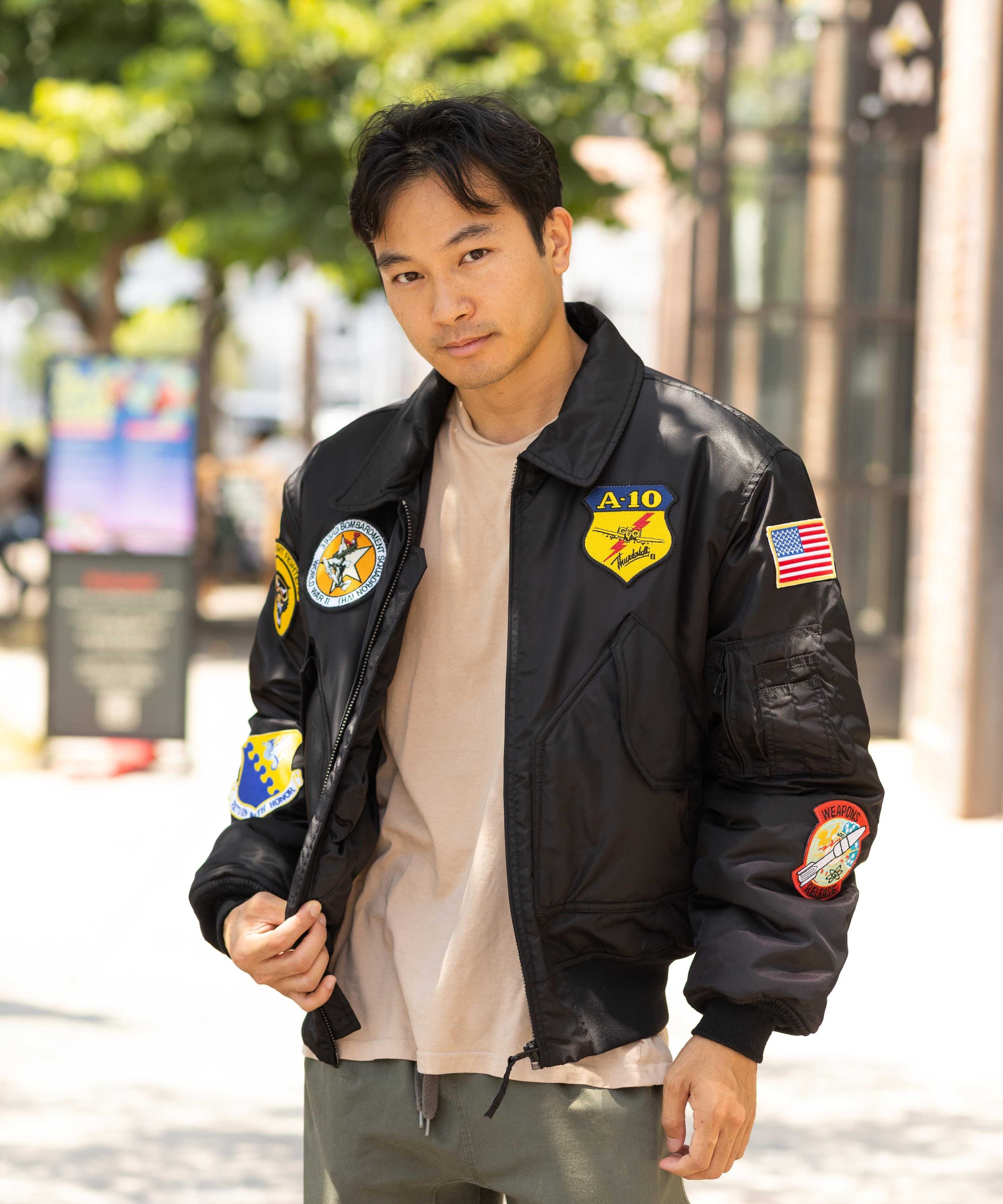 Adult CWU Squadron Bomber Flight Jacket - Main Image