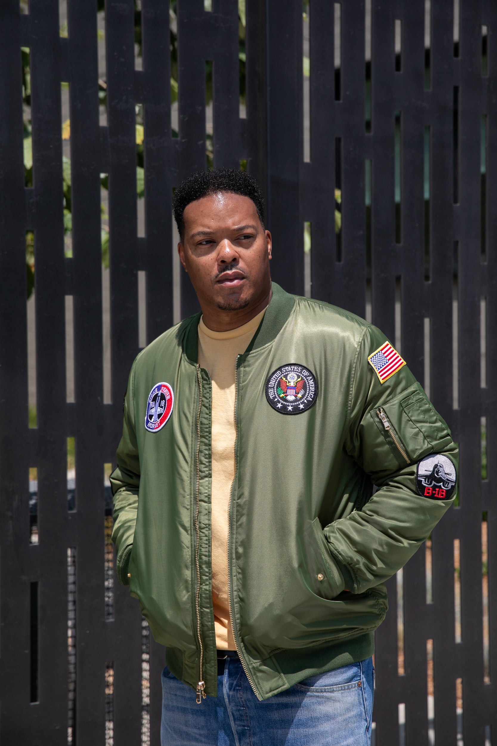 Adult MA-1 Flight Jacket – Sage Green – Up and Away