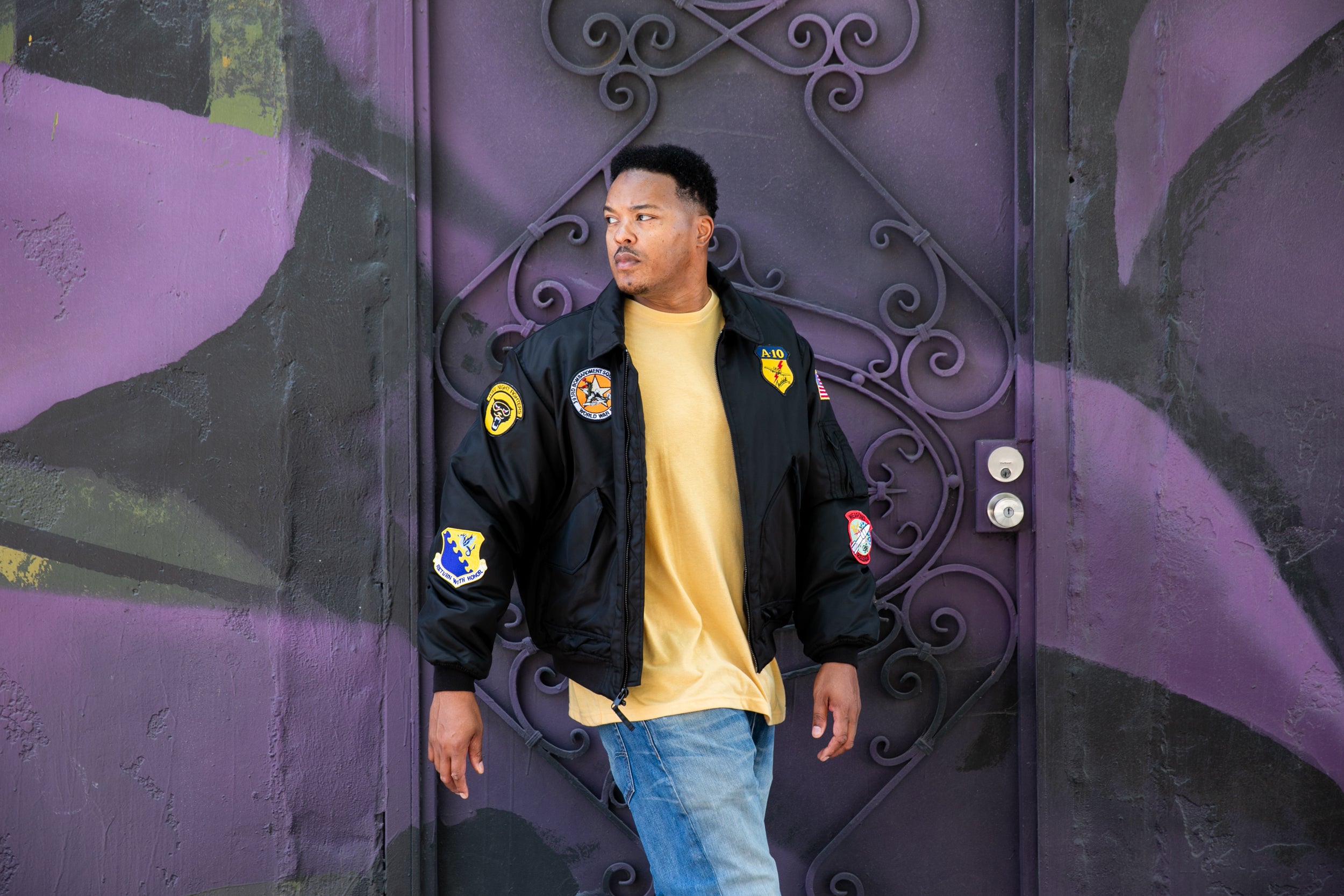 Adult CWU Squadron Bomber Flight Jacket – Up and Away