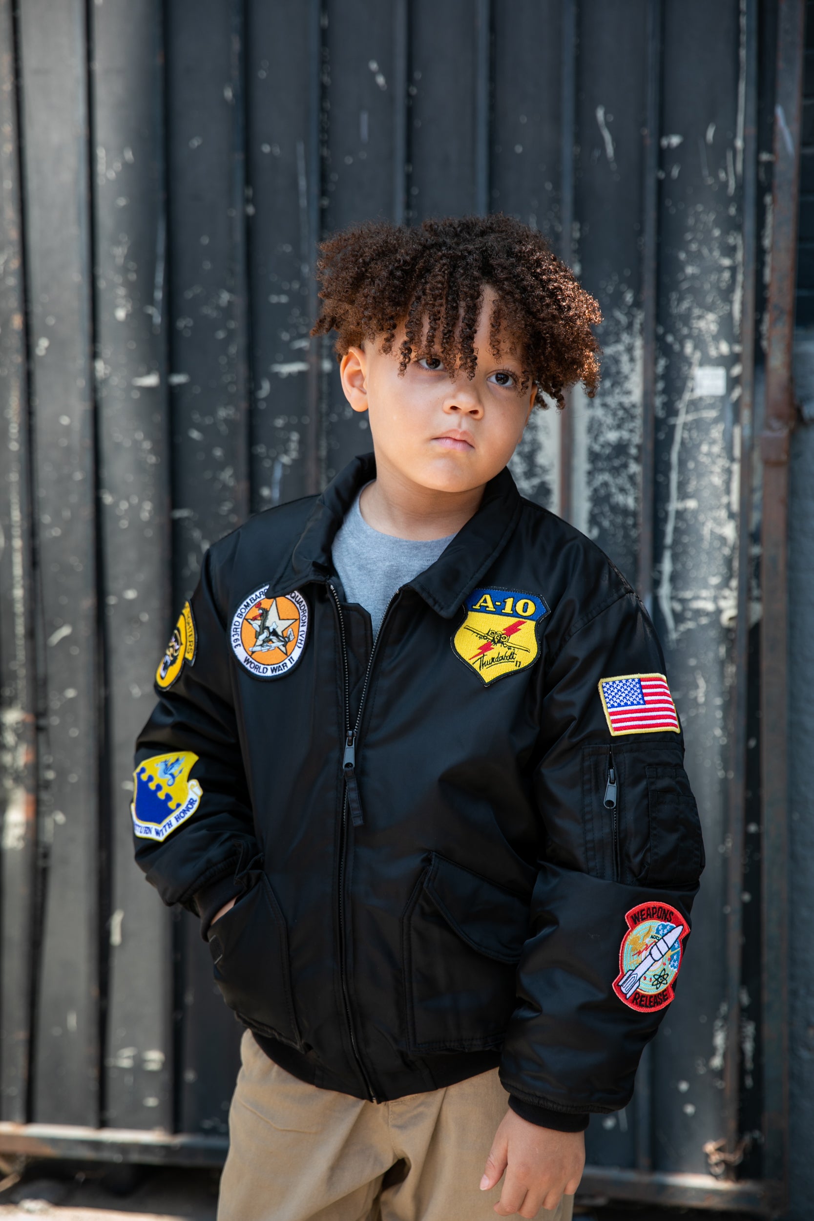 Youth CWU Squadron Bomber Flight Jacket
