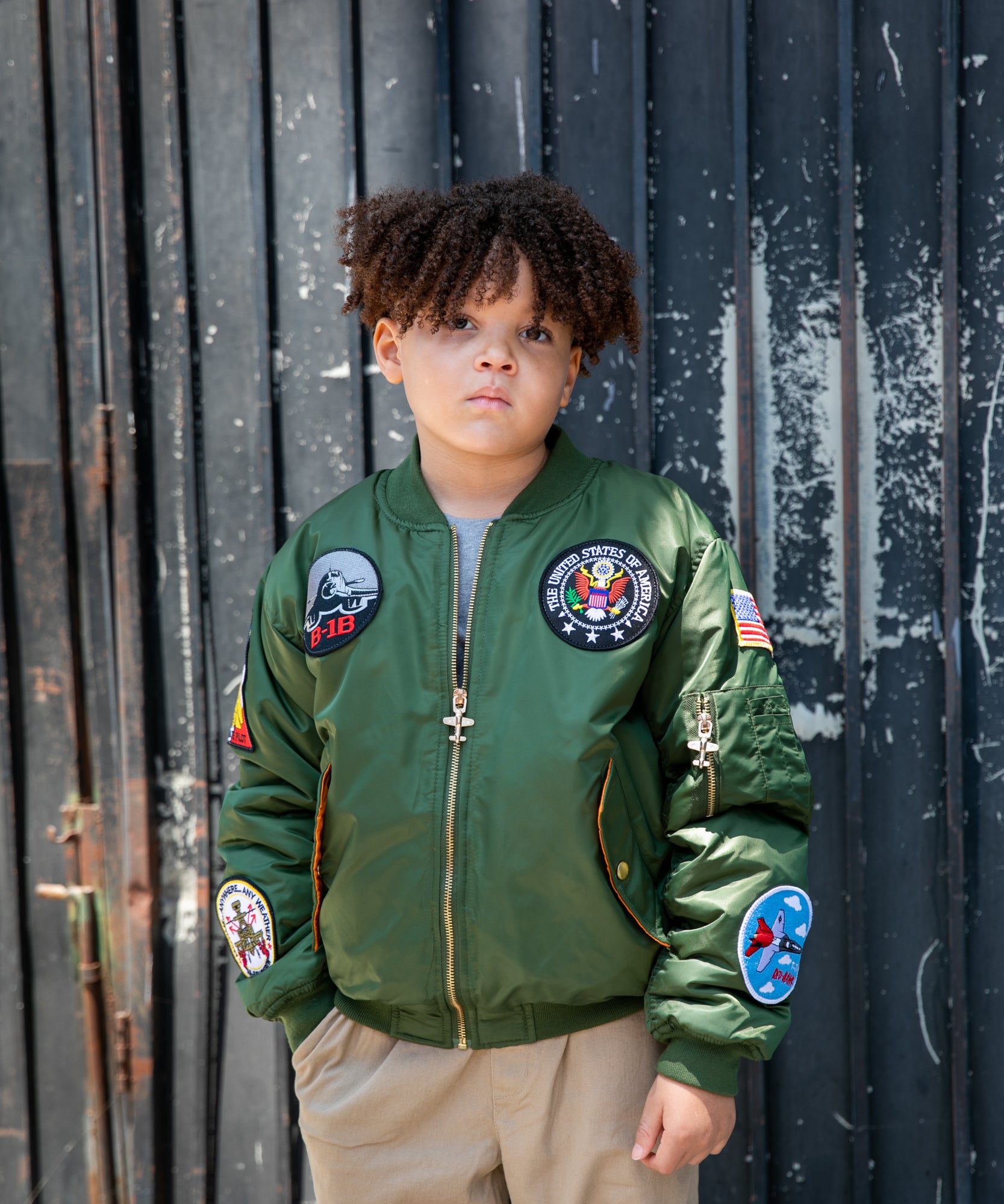 MA-1 Flight Jacket – Sage Green – Up and Away - Main Image
