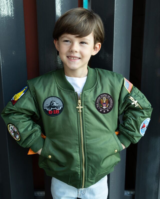 Up and Away Youth Top Gun G-1 Bomber Jacket - Youth 12
